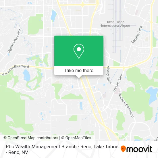 Rbc Wealth Management Branch - Reno map