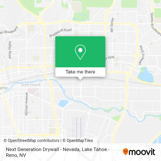 Next Generation Drywall - Nevada map