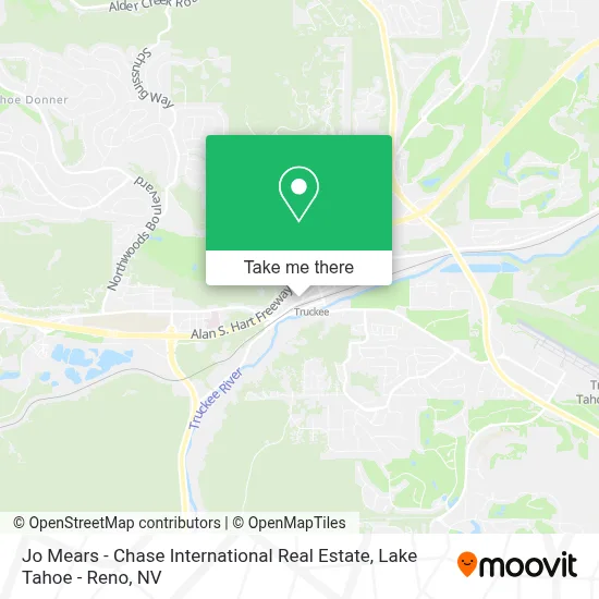 Jo Mears - Chase International Real Estate map