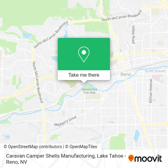 Caravan Camper Shells Manufacturing map