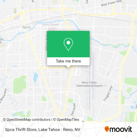 Spca Thrift Store map
