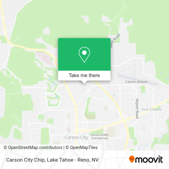 Carson City Chip map