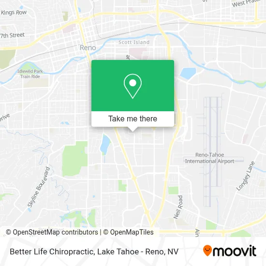 Better Life Chiropractic map