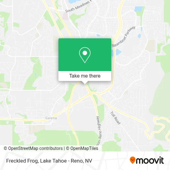 Freckled Frog map