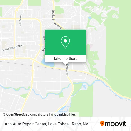 Aaa Auto Repair Center map