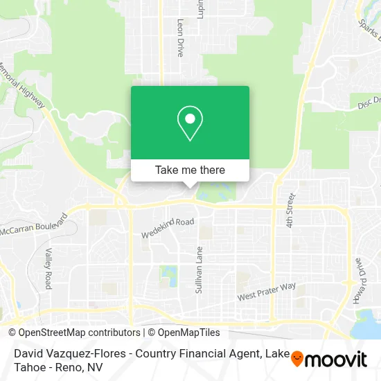 David Vazquez-Flores - Country Financial Agent map