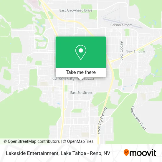 Lakeside Entertainment map