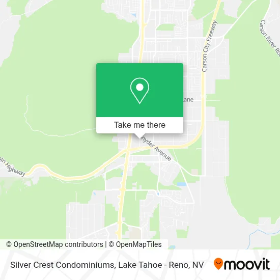 Silver Crest Condominiums map