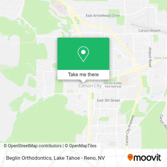 Beglin Orthodontics map