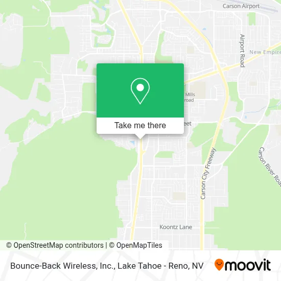 Bounce-Back Wireless, Inc. map