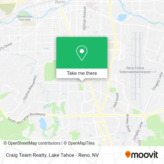 Craig Team Realty map