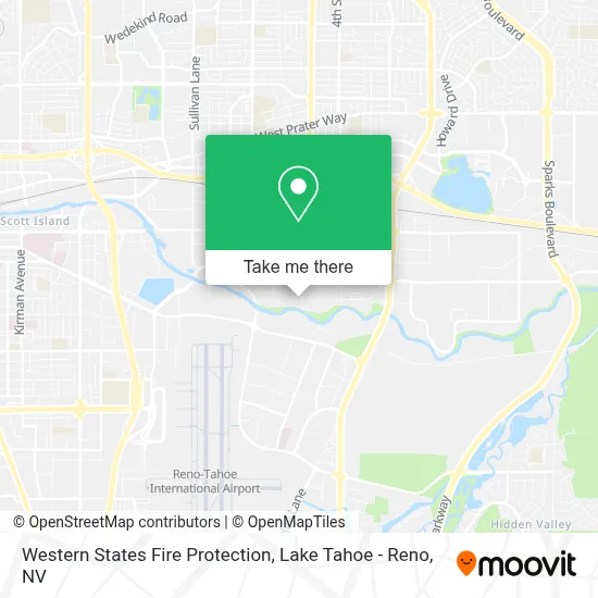 Western States Fire Protection map