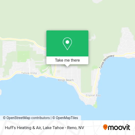 Huff's Heating & Air map