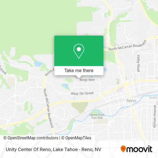 Unity Center Of Reno map