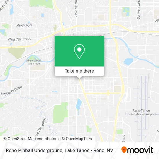 Reno Pinball Underground map