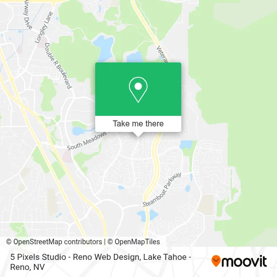 5 Pixels Studio - Reno Web Design map