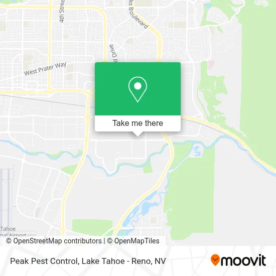 Peak Pest Control map