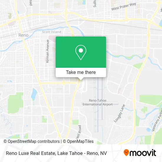 Reno Luxe Real Estate map