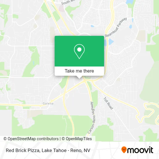 Red Brick Pizza map