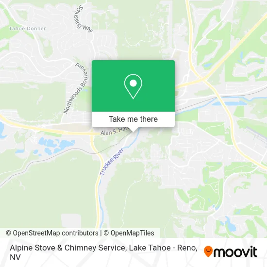 Alpine Stove & Chimney Service map