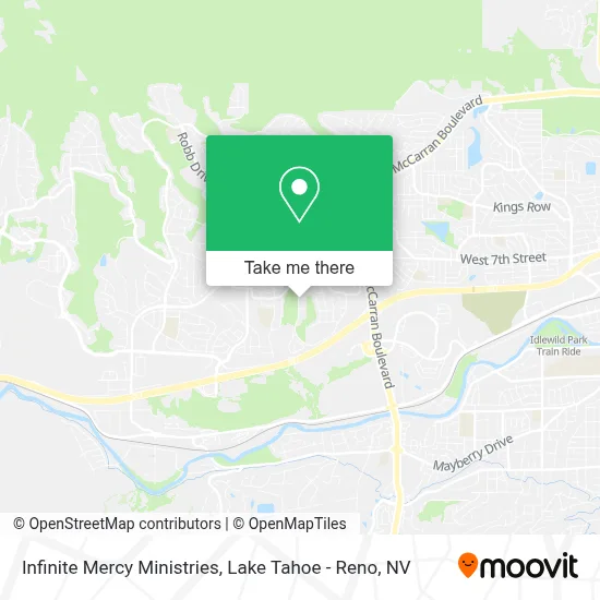 Infinite Mercy Ministries map