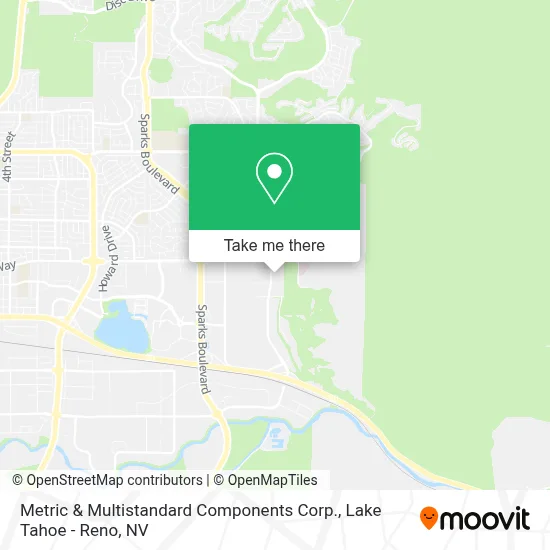Metric & Multistandard Components Corp. map