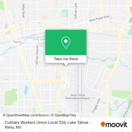 Culinary Workers Union Local 226 map
