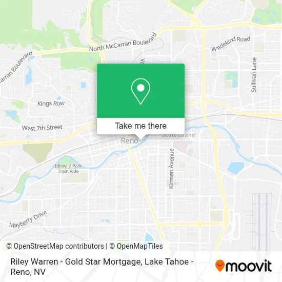 Riley Warren - Gold Star Mortgage map