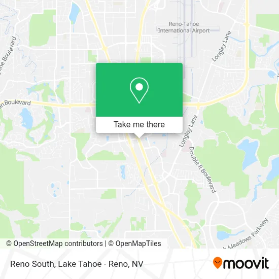 Reno South map