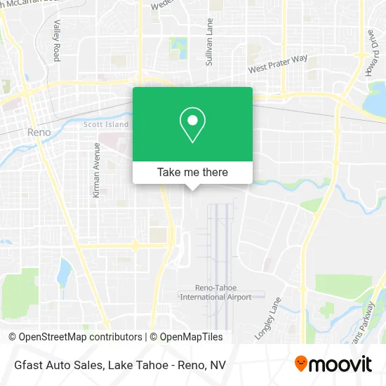 Gfast Auto Sales map