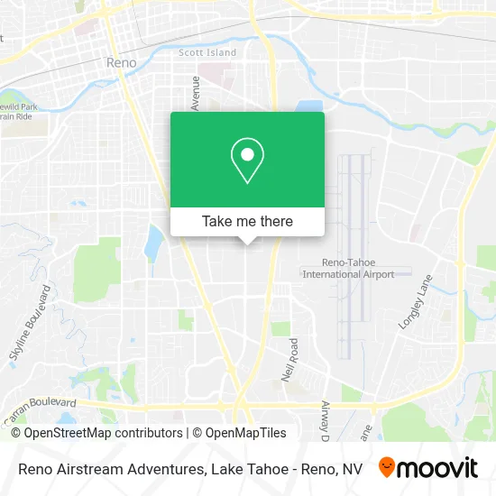Reno Airstream Adventures map