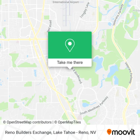 Reno Builders Exchange map