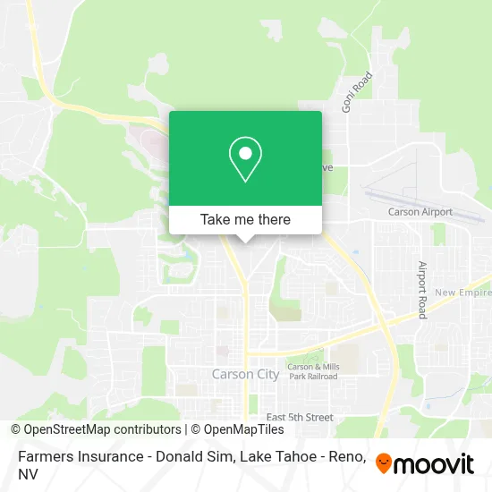 Farmers Insurance - Donald Sim map