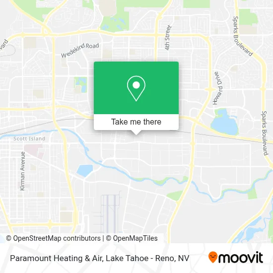 Paramount Heating & Air map