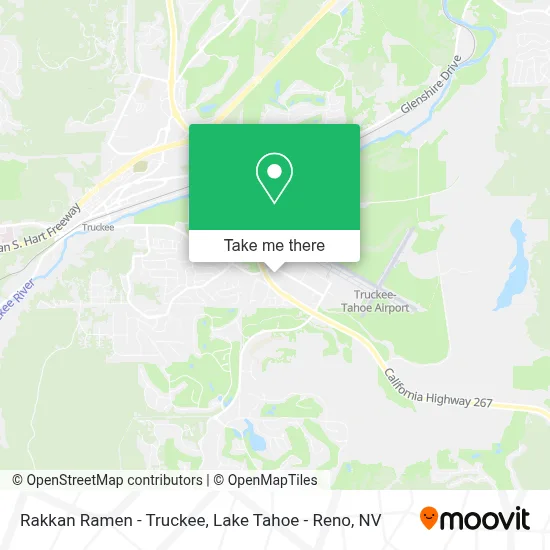 Rakkan Ramen - Truckee map