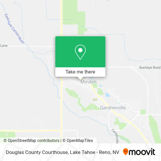 Douglas County Courthouse map