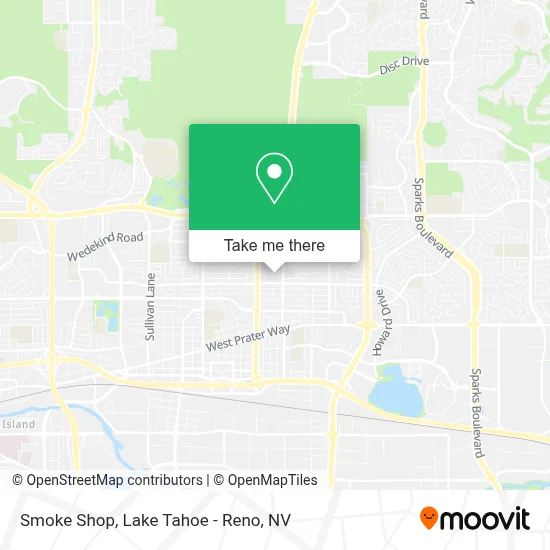 Smoke Shop map