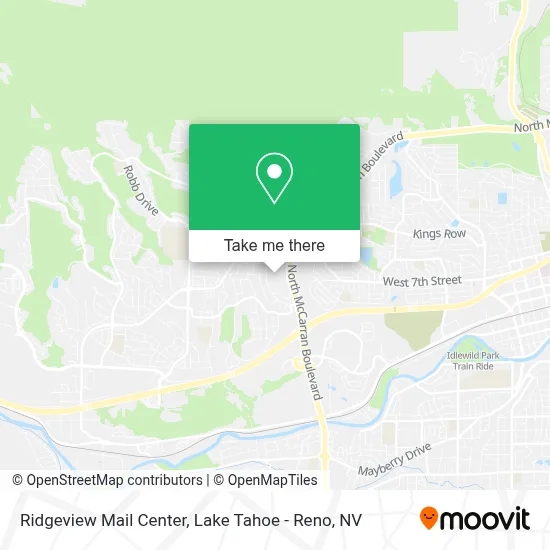 Ridgeview Mail Center map
