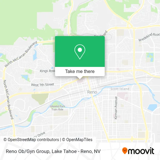 Reno Ob/Gyn Group map