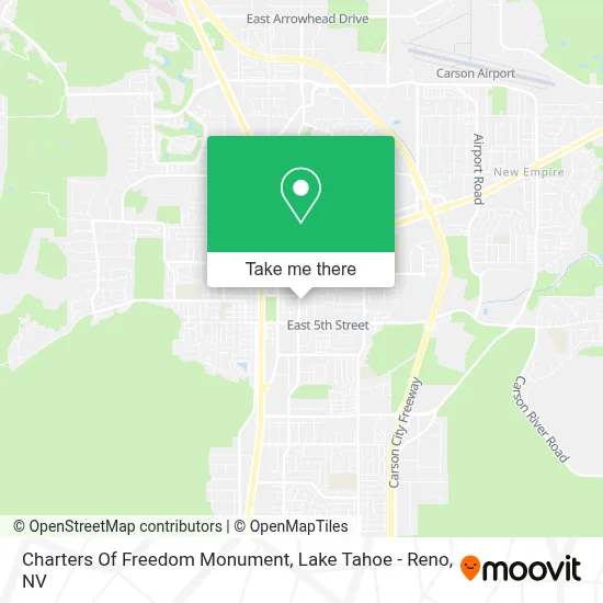 Charters Of Freedom Monument map