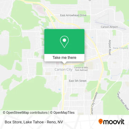 Box Store map