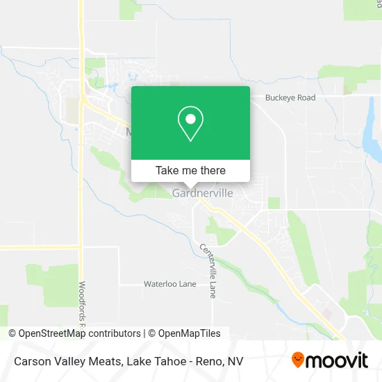 Carson Valley Meats map