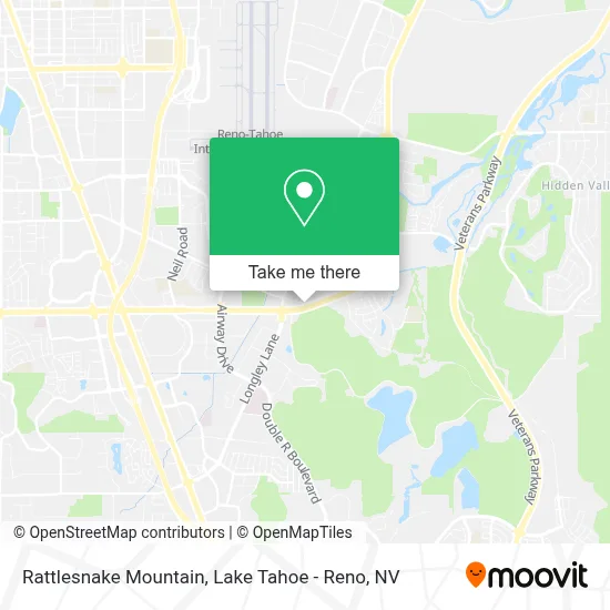 Rattlesnake Mountain map