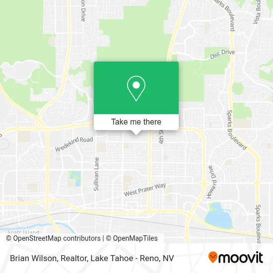 Brian Wilson, Realtor map