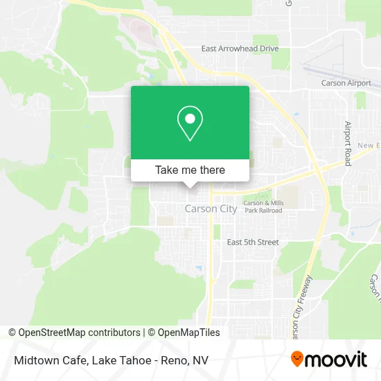 Midtown Cafe map