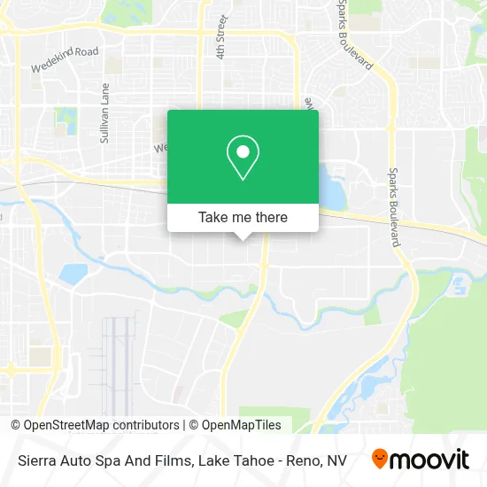 Sierra Auto Spa And Films map