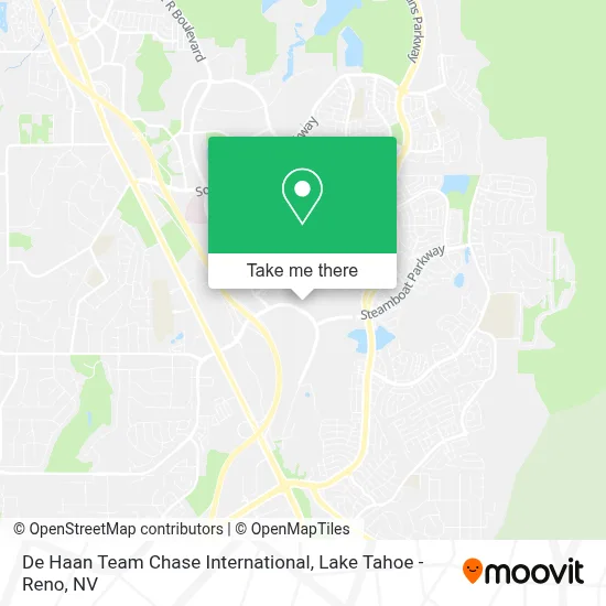 De Haan Team Chase International map