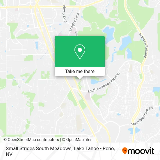 Small Strides South Meadows map