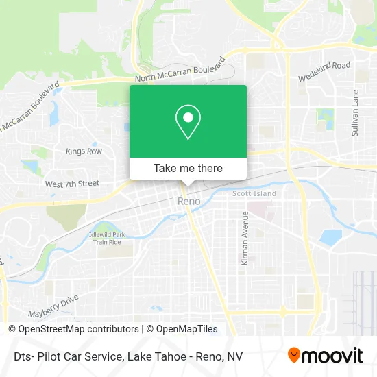Dts- Pilot Car Service map