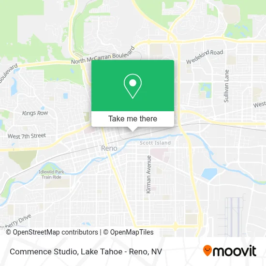 Commence Studio map